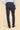 Pantalon en laine ceinture ajustable - BLEU MARINE
